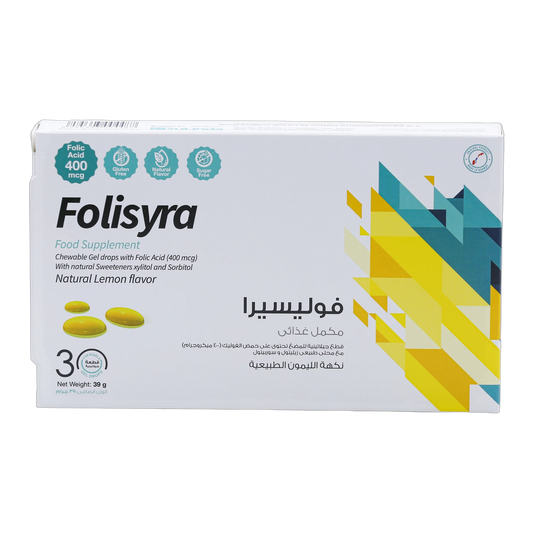 Folisyra Folic Acid 400 mcg Lemon Flavor 30 Gummies