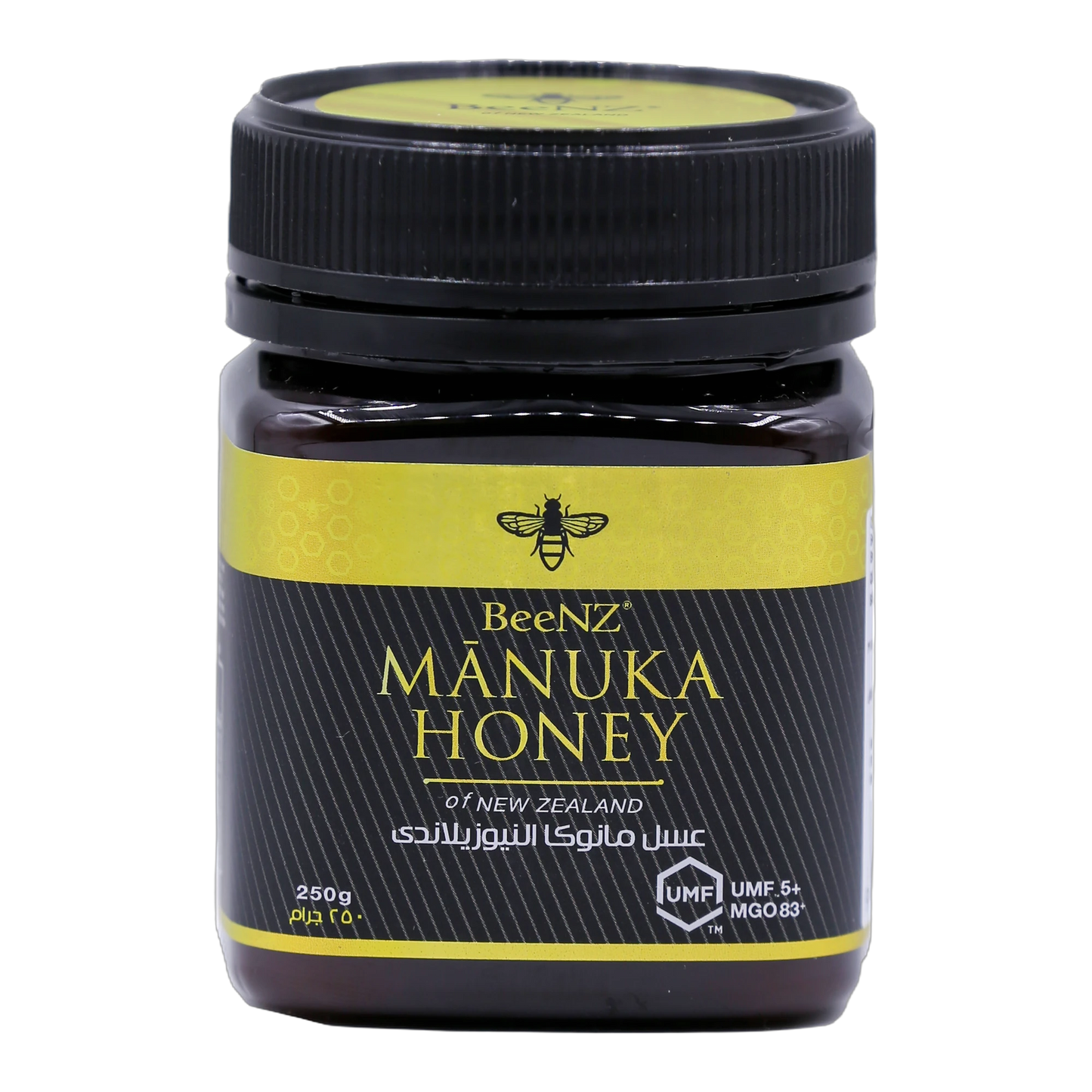 BeeNZ Manuka Honey New Zealand UMF +5 250 g