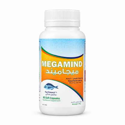 Megamind Omega 3 1,200 mg 60 Capsules