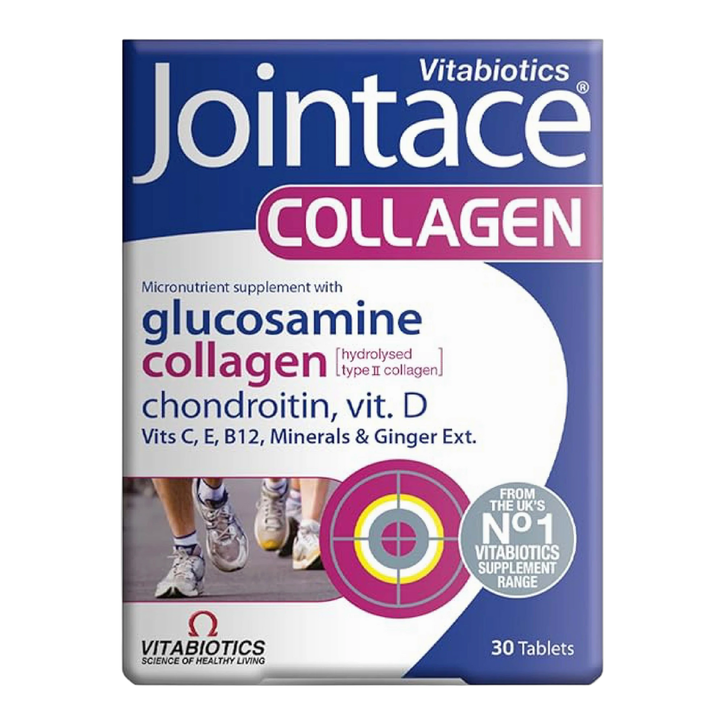 Jointace Glucosamine 1g, Type II Collagen and Chondroitin 30 Tablets