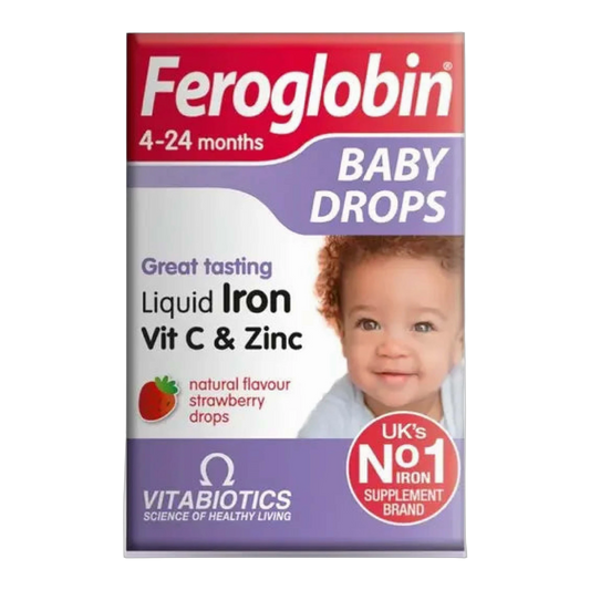 Feroglobin Baby Drops Iron, Vitamin C and Zinc Strawberry Flavor 30 ml