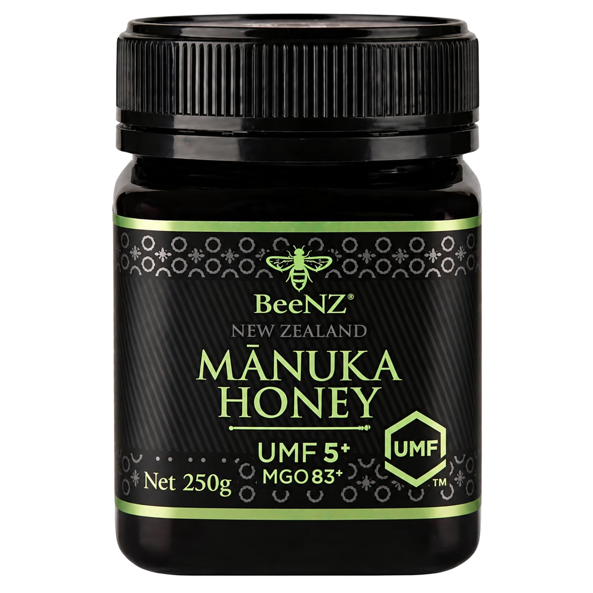 BeeNZ Manuka  Honey New Zealand UMF +5 250 g