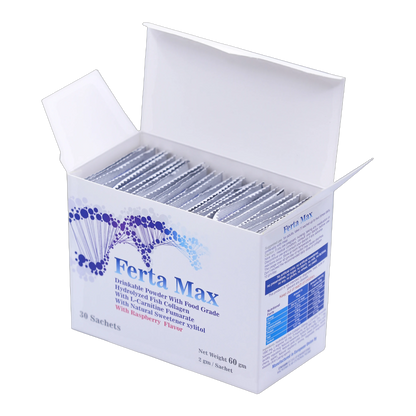 Fertamax L-Carnitine Fumarate 1000 mg, L-Aspartic Acid 660 mg Raspberry Flavor 30 Sachets