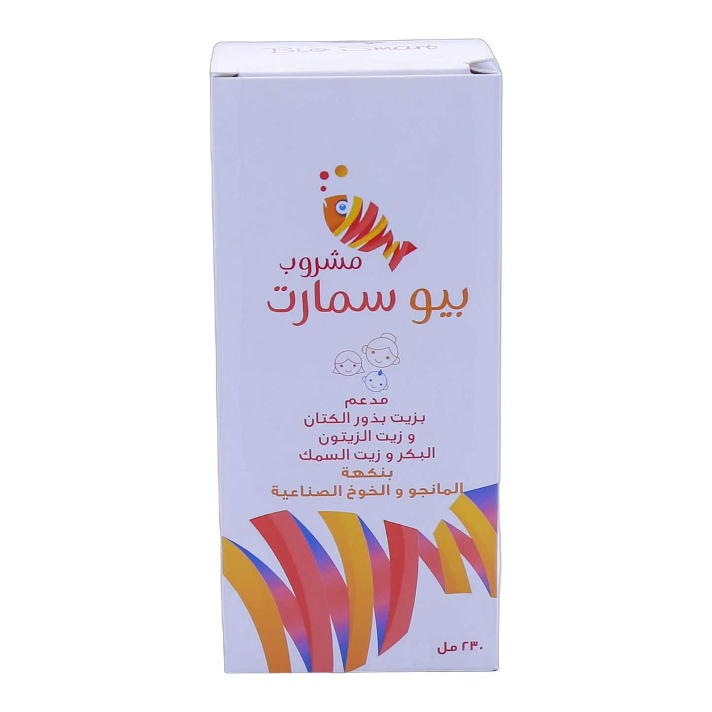 Biosmart Syrup Virgin Olive Oil 1g, Flaxseed Oil 0.5g and Omega-3 1g Mango and Peach Flavor 230 ml