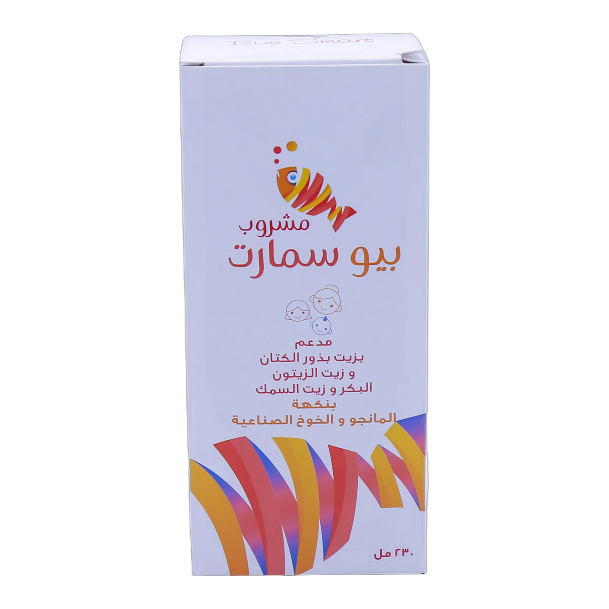 Biosmart Syrup Virgin Olive Oil 1g, Flaxseed Oil 0.5g and Omega-3 1g Mango and Peach Flavor 230 ml