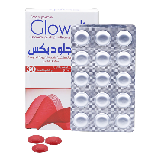 Glowdix Argan Oil Fish Oil 0.398g Strawberry Flavor 30 Gummies