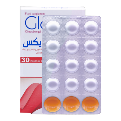 Glowdix Argan Oil Fish Oil 0.398g Strawberry Flavor 30 Gummies