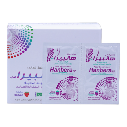 Hanbera Glucomannan 1g Strawberry Flavor 30 Sachets