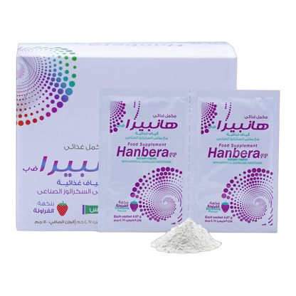 Hanbera Glucomannan 1g Strawberry Flavor 30 Sachets