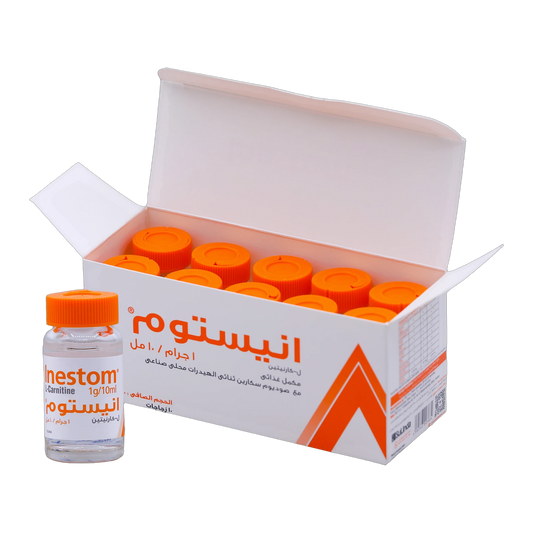 Inestom L-Carnitine 1g 10 Bottles