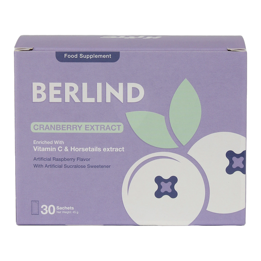 Berlind Cranberry Extract 36% PAC with Herbal Extracts and Vitamin C 10 Sachets