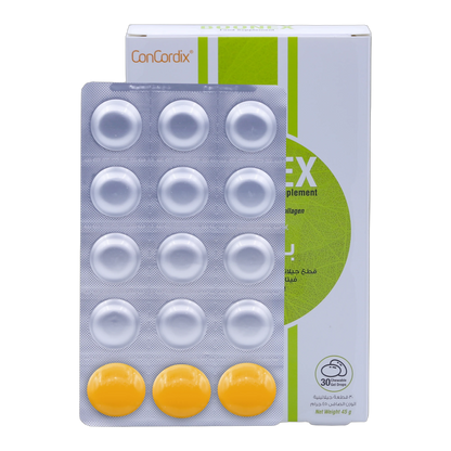 Boonex Collagen 225mg with Vitamin D3 Lemon Flavor 30 pieces