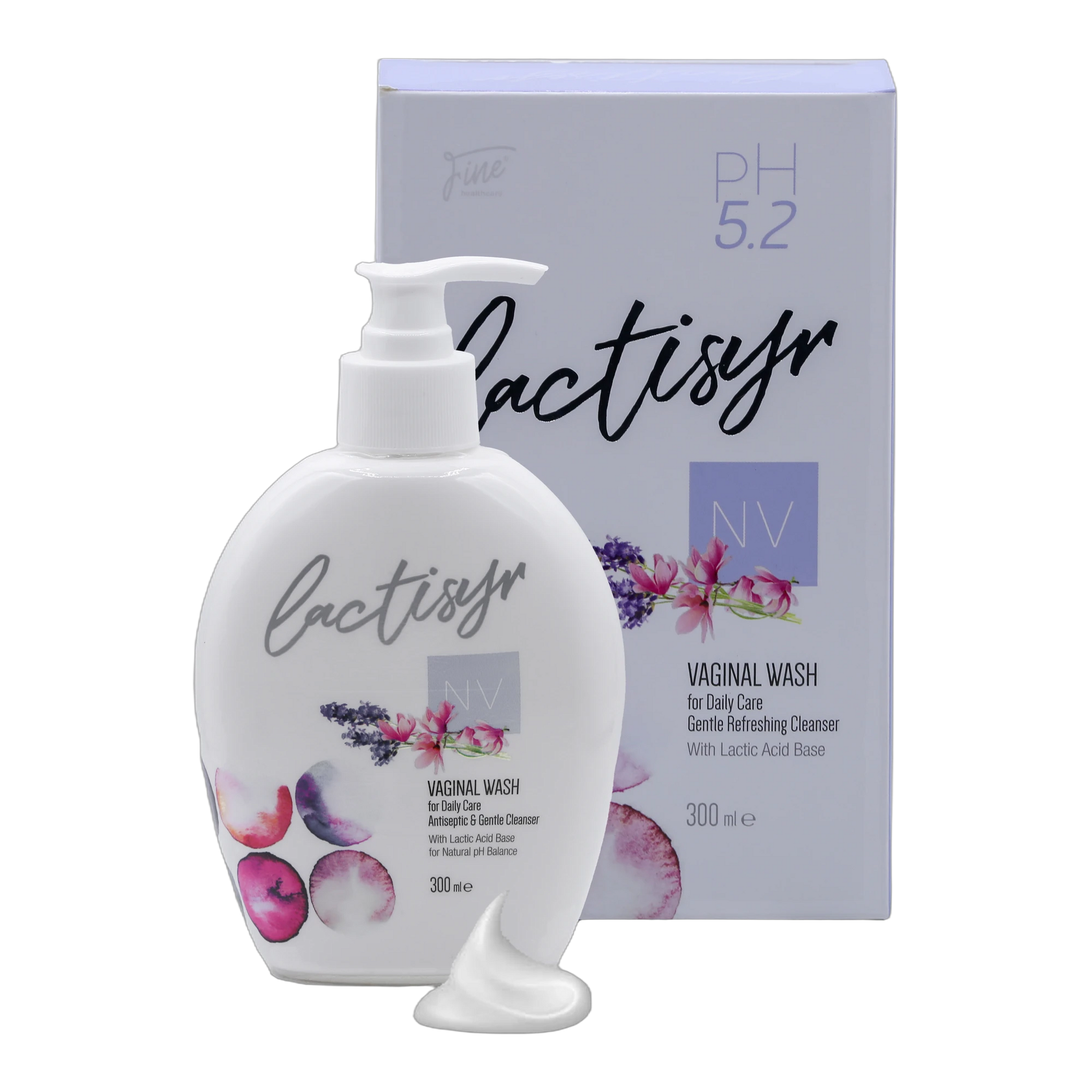 Lactisyr NV Feminine Intimate Wash with Lactic Acid  Daily Care and Fresh Protection 300 ml