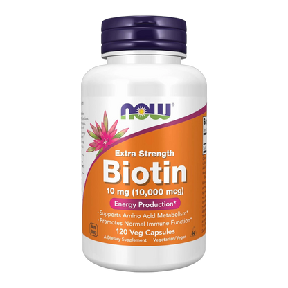 Biotin 10 mg 120 Veg Capsules