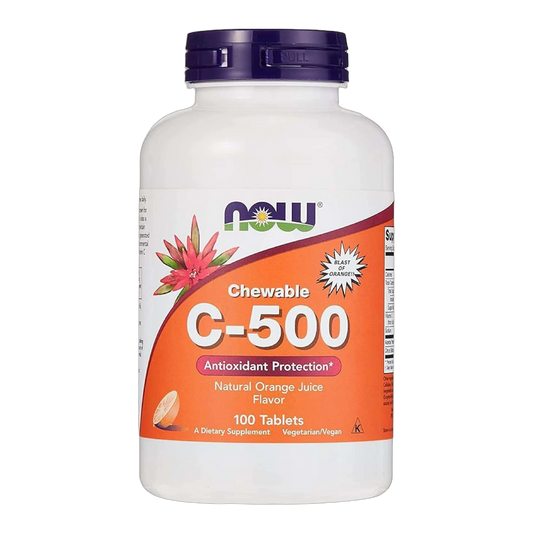 Chewable C-500 Vitamin C 500 mg Natural Orange Flavor 100 Tablets