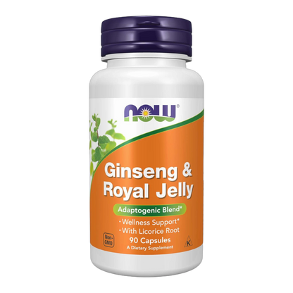 Ginseng and Royal Jelly 100 mg 90 Veg Capsules)