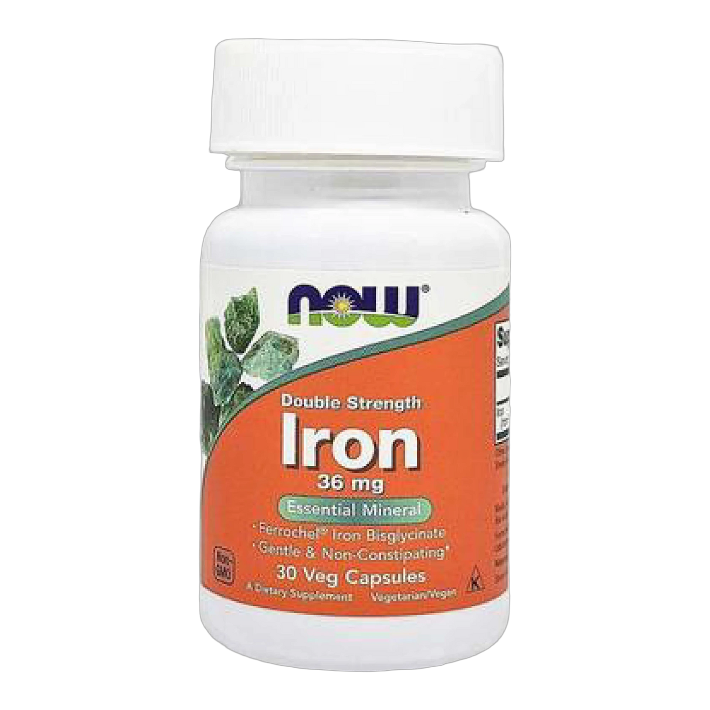 Double Strength Iron 36 mg 30 Veg Capsules