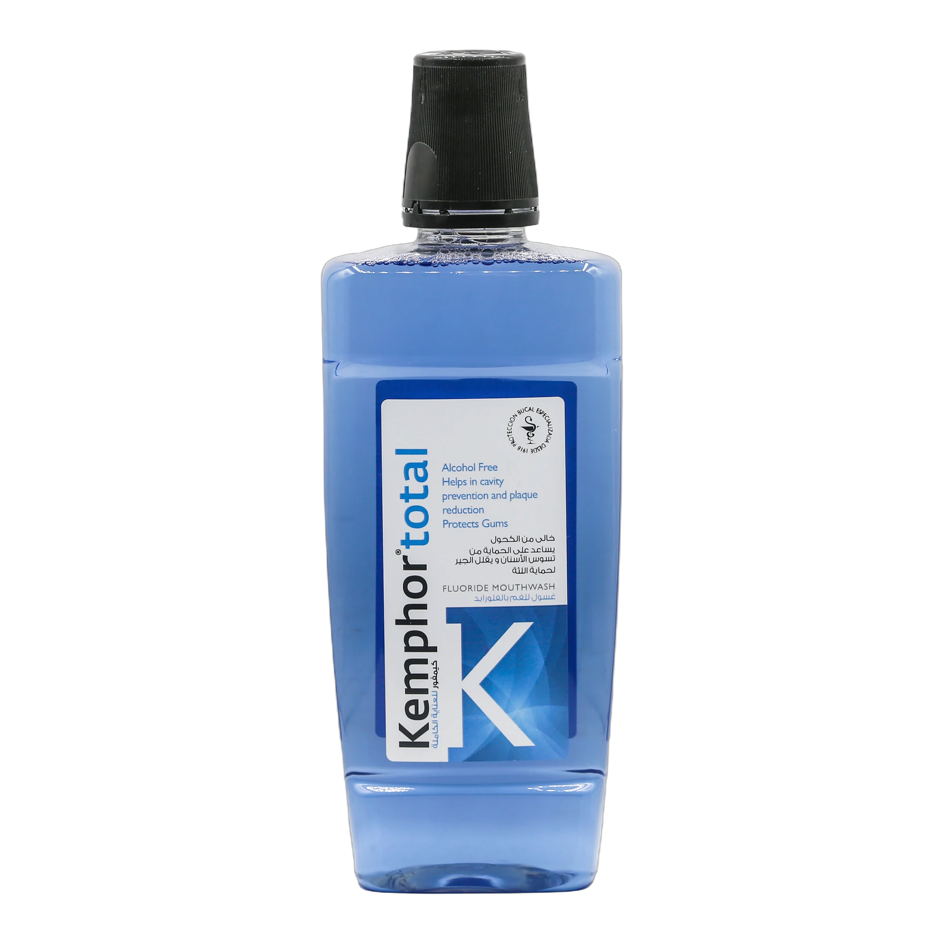 kemphor total mouthwash panthenol cetyl pyridinium chloride sodium fluoride zinc chloride 0.025%  500 ml