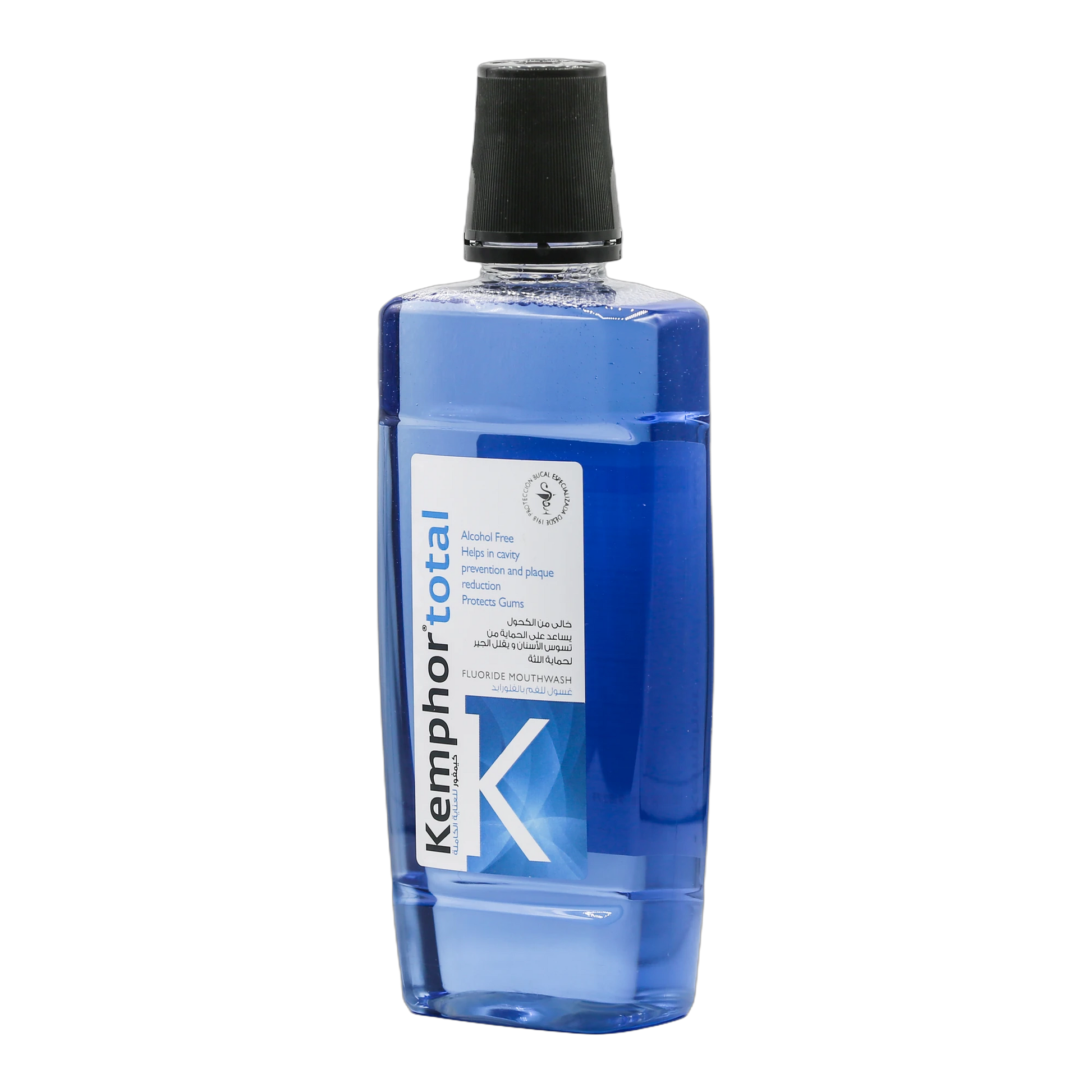 kemphor total mouthwash panthenol cetyl pyridinium chloride sodium fluoride zinc chloride 0.025%  500 ml
