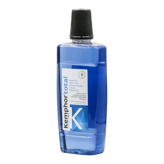 kemphor total mouthwash panthenol cetyl pyridinium chloride sodium fluoride zinc chloride 0.025%  500 ml
