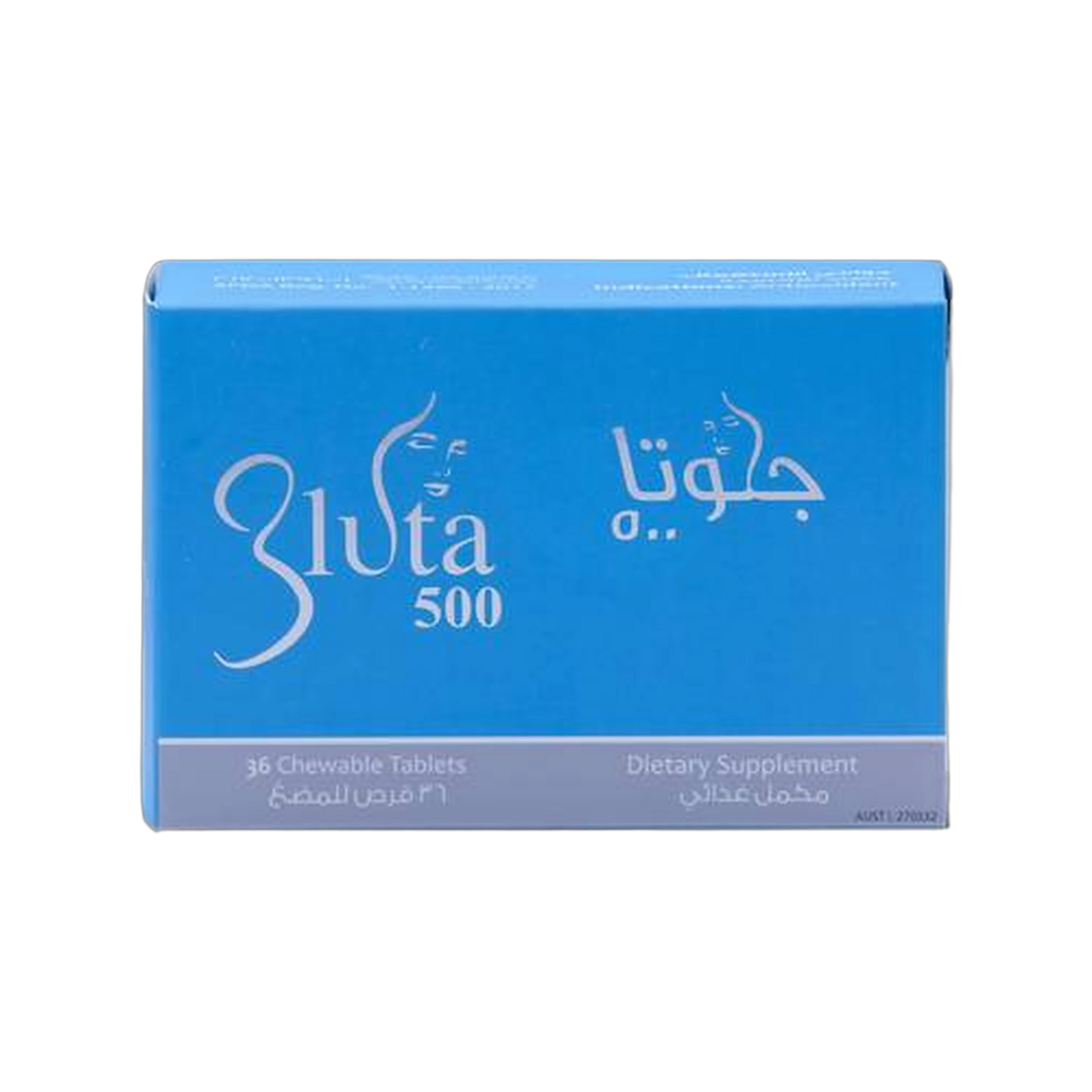 Gluta 500 L-Glutathione 500 mg 36 Chewable Tablets
