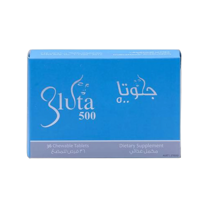 Gluta 500 L-Glutathione 500 mg 36 Chewable Tablets