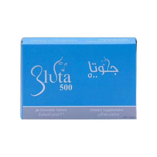 Gluta 500 L-Glutathione 500 mg 36 Chewable Tablets