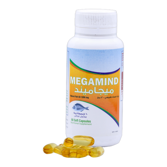 Megamind Omega 3 1.2g 60 Capsules