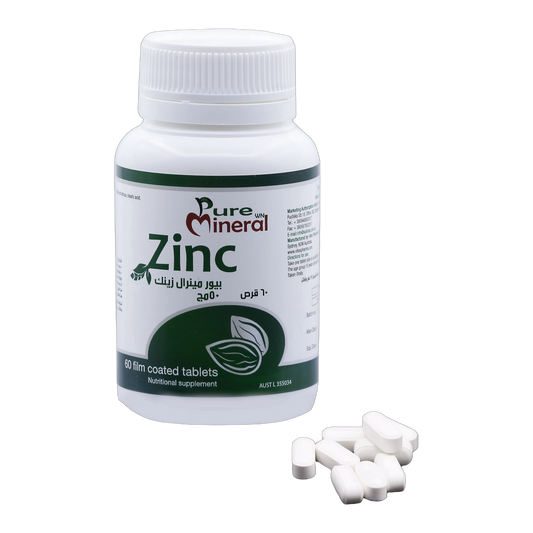 Pure Mineral WN Zinc 50 mg 60 Tablets