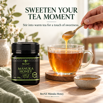 BeeNZ Manuka  Honey New Zealand UMF +5 250 g