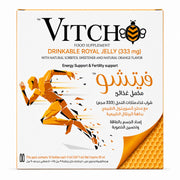 Vitcho Royal Jelly 1000 mg Drinkable Shots – Orange – 10 Bottles