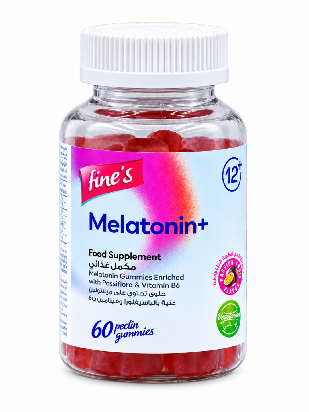 Fine's Melatonin 2 mg Gummies Passion Fruit Flavor 60 Pieces