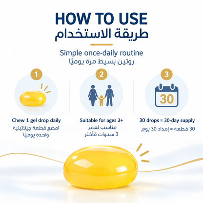 Smarty Omega-3 once-daily routine and 30-day supply