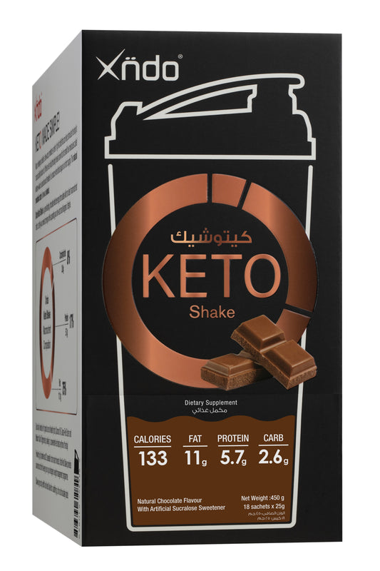XNDO Keto Shake – 25 g × 18 Sachets